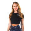 Jet Black Crop Top