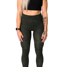  Stone Wash Leggings - AMB Ambition